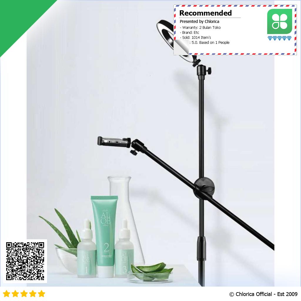 TaffSTUDIO Tripod Stand Holder Smartphone Boom Arm & Ring Light CN 171