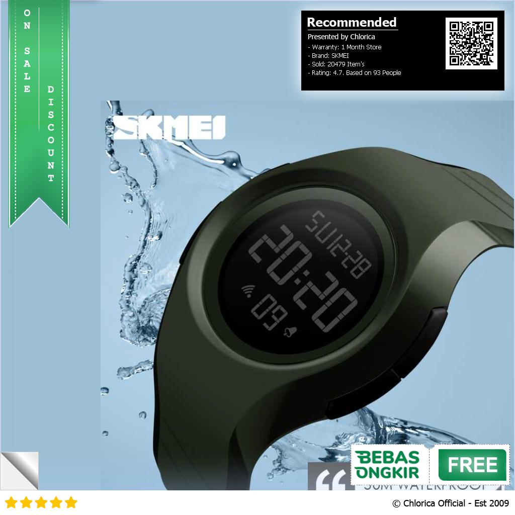 SKMEI Jam Tangan Digital Pria Anti Air 50 M 1269