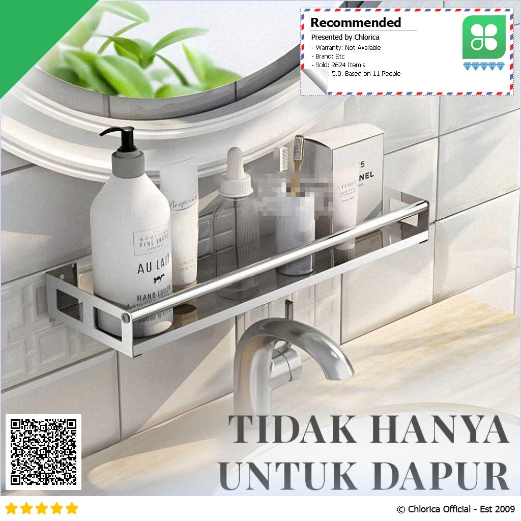 GREBON Rak Gantung Dapur Wall Mounted Stainless Steel E010