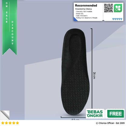 Qsong Dian Insole Sepatu Alas Kaki Orthopedic Shock Absorption XSXD01