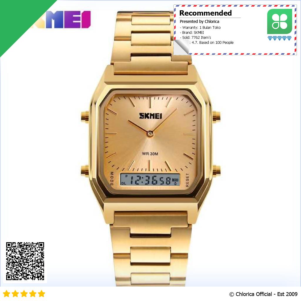 SKMEI Jam Tangan Premium Digital Analog Pria Anti Air 30M 1220