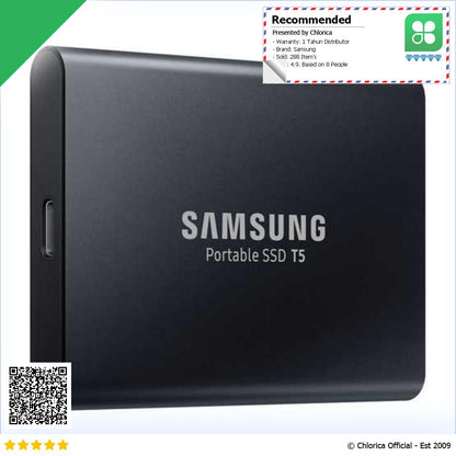 Samsung T5 Portable SSD 540MB s USB 3.1 Gen 2 MU PA1T0B