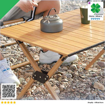 TaffSPORT Meja Lipat Portable Camping Folding Table Aluminium 59cm XT6