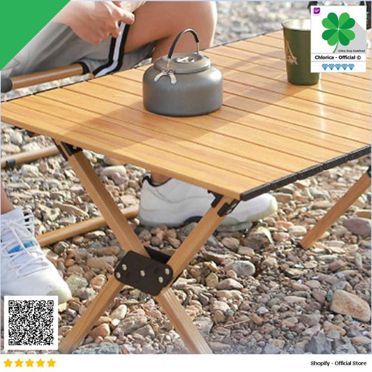 TaffSPORT Meja Lipat Portable Camping Folding Table Aluminium 59cm XT6