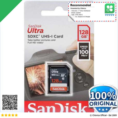 SanDisk Ultra SDHC XC UHS I Card Class 10 100MB s SDSDUNR GN3IN