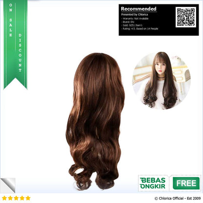 FYNHA Wig Rambut Palsu Model Wavy 65 cm HB 004