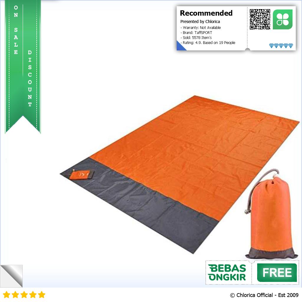 TaffSPORT Tikar Lipat Matras Camping Piknik Waterproof Mat 140 x 200cm FS 008