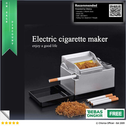 LAFAGIET Alat Linting Rokok Elektrik Tobacco Rolling Machine 047A