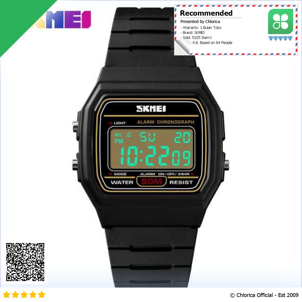 SKMEI Jam Tangan Digital Elegant Pria 1412