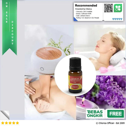 Taffware HUMI RHJY Pure Essential Oils Minyak Aromatherapy 10ml TSLM1