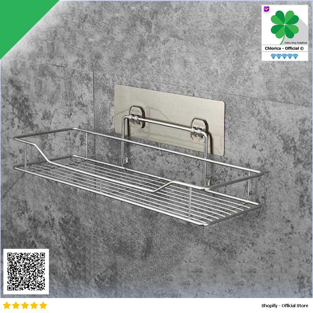 WAIIHA Rak Gantung Kamar Mandi Bathroom Organizer Rack Stainless Steel W21