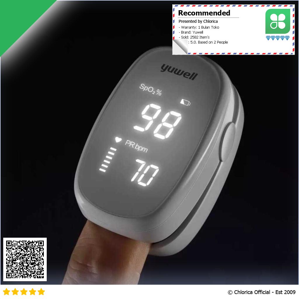 Yuwell Alat Ukur Detak Jantung Oksigen Pulse Oximeter YX102