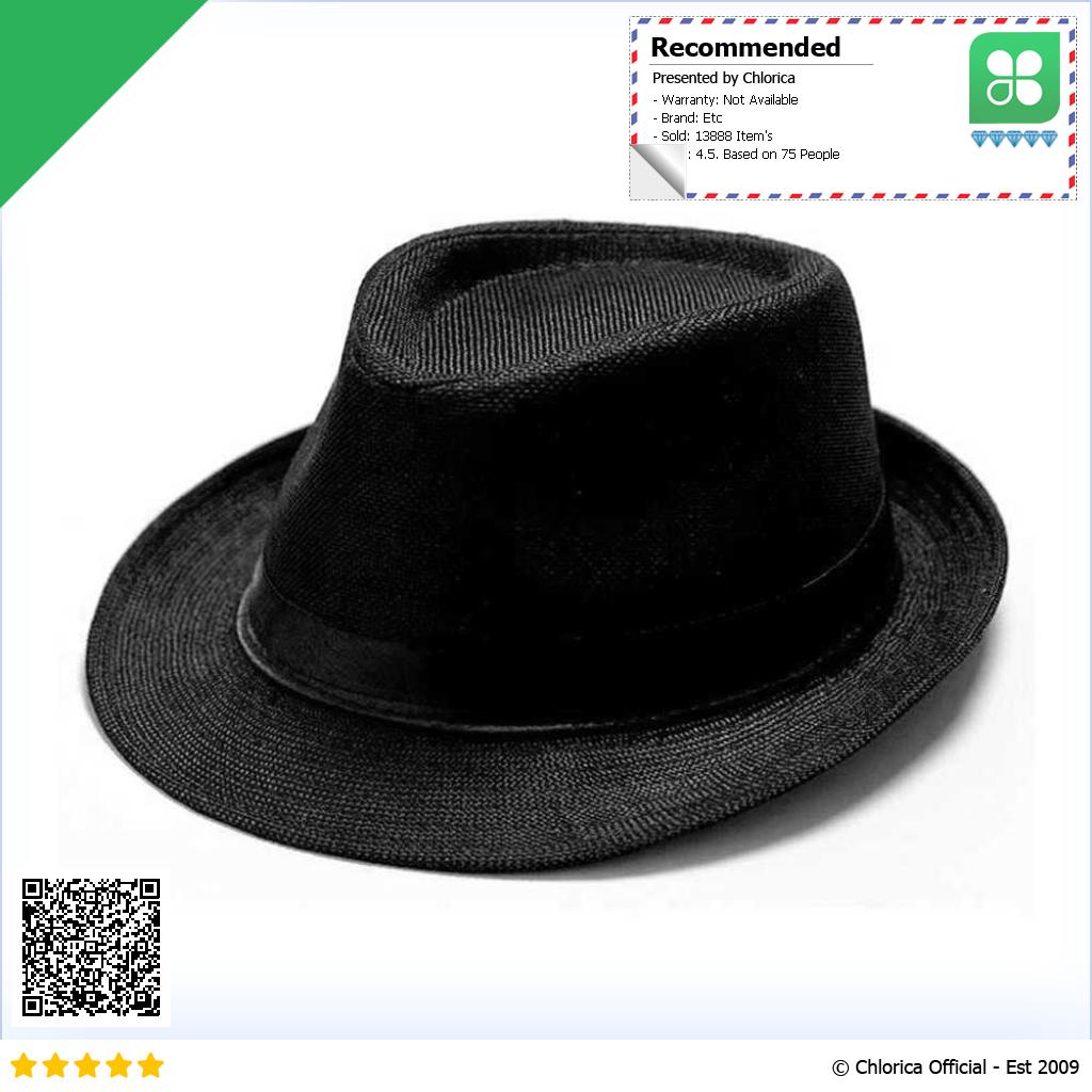 Yingrui Topi Fedora Unisex Laken Hat Jazz Classic Vintage M 38