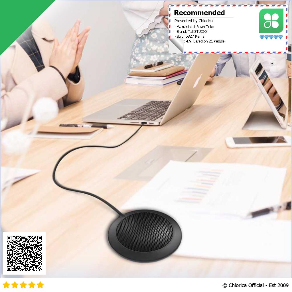 TaffSTUDIO 360 Degree Microphone Table Conference Zoom Meeting Studio iTalk 02