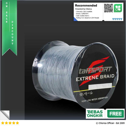 TaffSPORT Senar Benang Tali Pancing Extreme Braid FM PEL