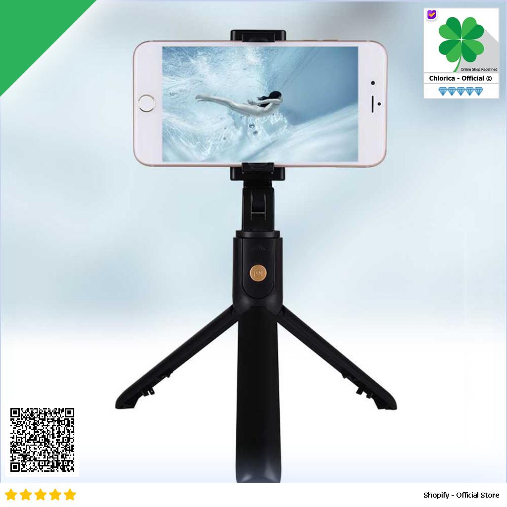 Taffware Tripod HP Tongsis Monopod Portable with Bluetooth Remote K07