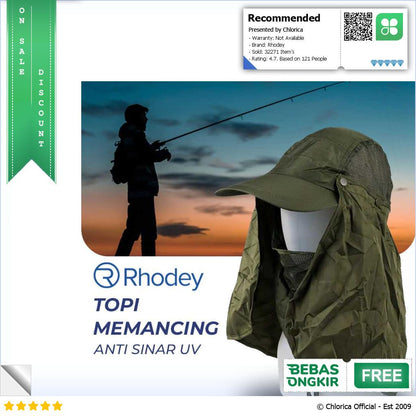 Rhodey Topi Pancing Anti Panas UV Fishing Hat Style Jepang MH011