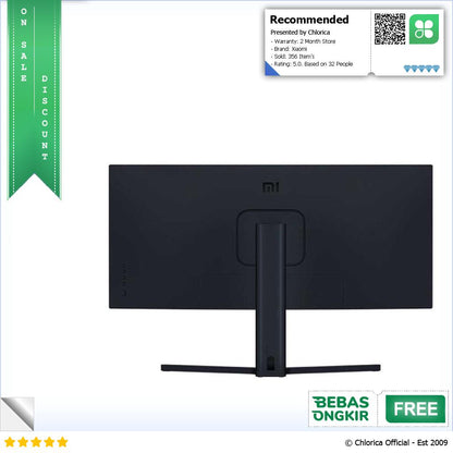 Xiaomi Mi Curved Gaming Monitor 34 Inch Ultra Wide 144Hz FreeSync WQHD