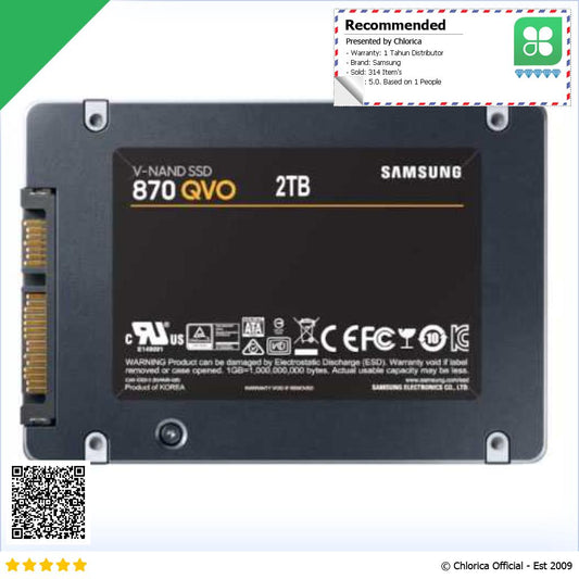 Samsung SSD 870 QVO 560MB s SATA III 2.5 Inch MZ 77Q0BW