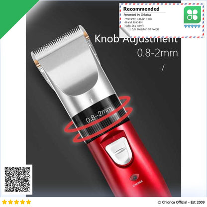 ENCHEN Alat Cukur Elektrik Hair Clipper Trimmer Ceramic Rechargerable Sharp R