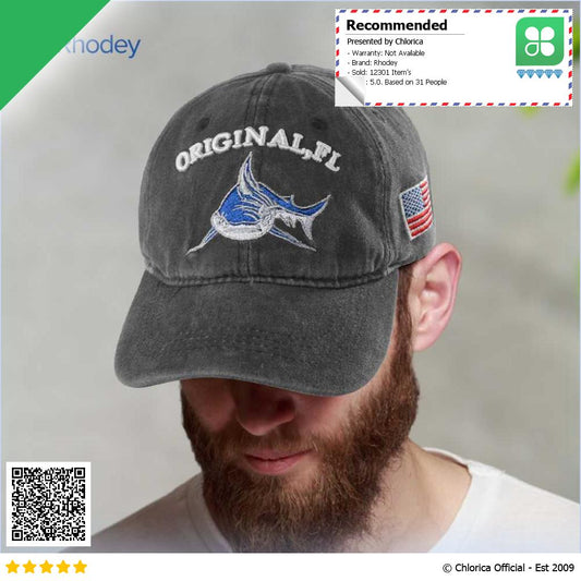 Rhodey Topi Baseball Cap Model Shark Original FL P1