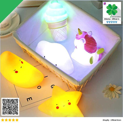 FGHGF Lampu Tidur LED Anak Karakter Lucu Cool Warm White 1W FGH01