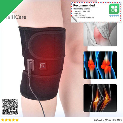 Hailicare Pelindung Lutut Terapi Heating Therapy Knee Support 3 Mode 102