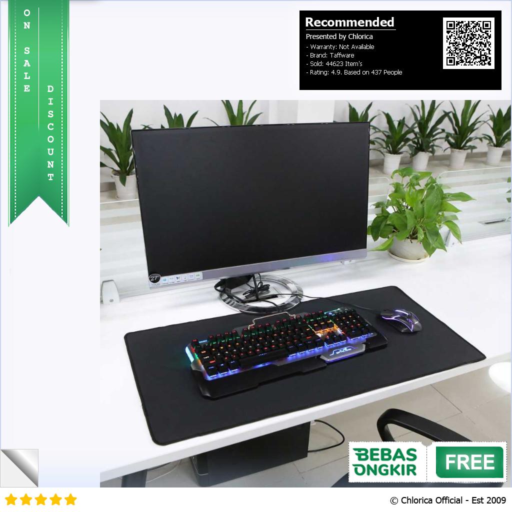 Taffware Gaming Mouse Pad Rubber XL Desk Mat Polos MP001