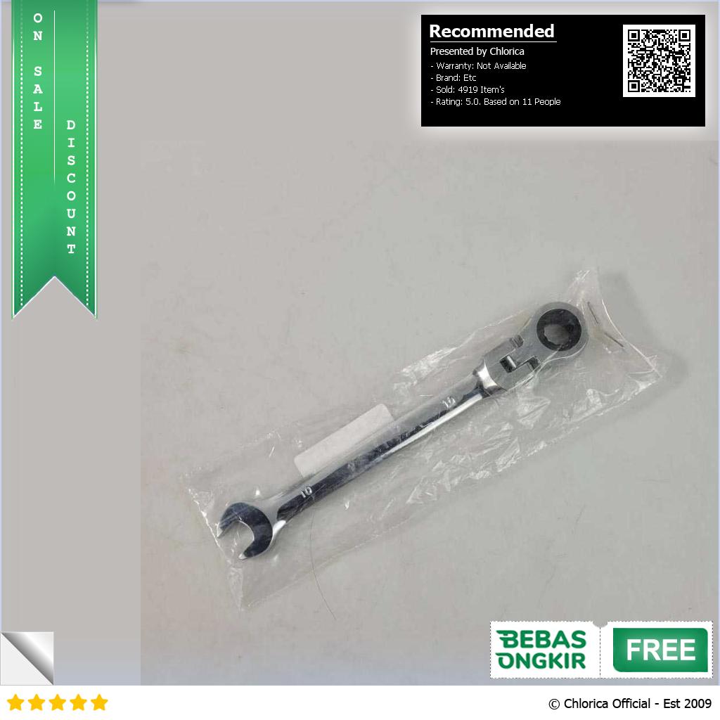 OLOEY Kunci Pas Dual Head Combination Ratchet Wrench Flexible Head CL6 24