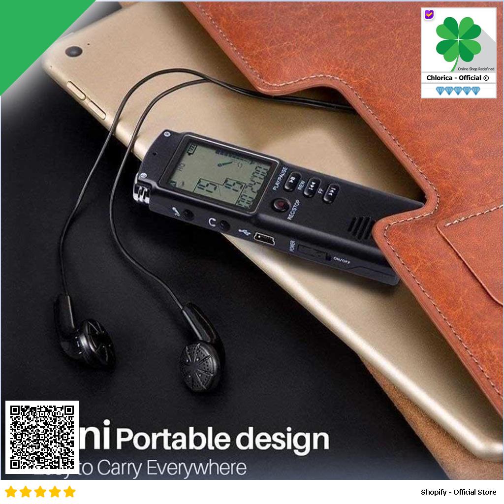 Taffware Perekam Suara Digital Voice Recorder 8GB T60