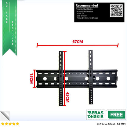 CNXD Bracket TV Wall Mount VESA 600 x 400 for 32 70 Inch TV CN15