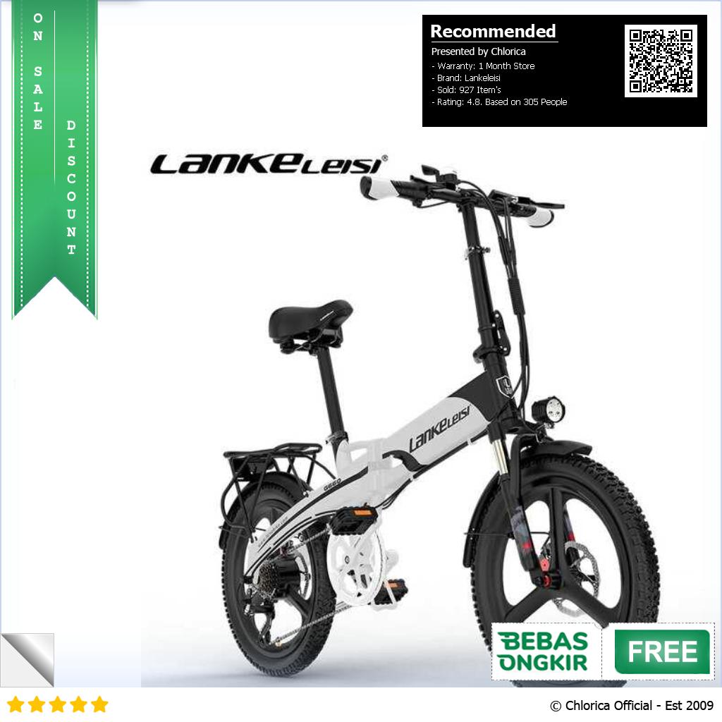 Lankeleisi Sepeda Listrik Lipat Folding Bike Luxury Edition 48V 10.4Ah G660