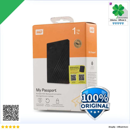 WD My Passport HDD Hard Disk Eksternal 4.22 Inch USB 3.2