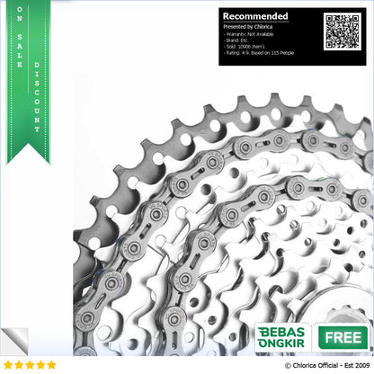 VG Sports Rantai Sepeda Bicycle Chain Half Hollow VGS