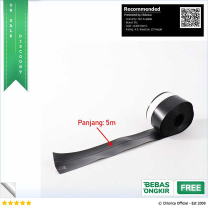 KALYNN Lis Pintu Penghalang Debu Door Seal Strip Silicone TPE EACC25