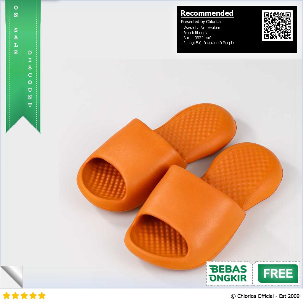 Rhodey Bouncee Sandal Rumah Anti Slip Slipper EVA Soft Unisex