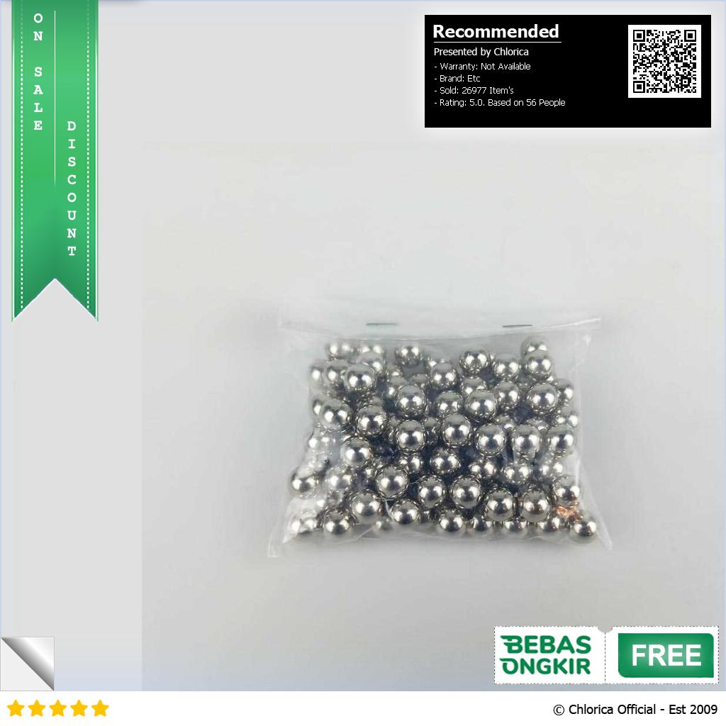 Yernea Peluru Ketapel As Tengah Sepeda Steel Balls 100PCS MBP5