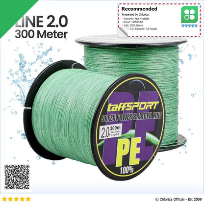 TaffSPORT Senar Tali Benang Pancing Fishing Line PE Braided 300M TF102