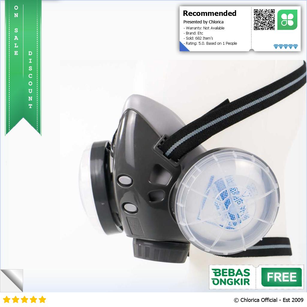 ASL Masker Gas Respirator Half Face with Activated Carbon Filter SF308