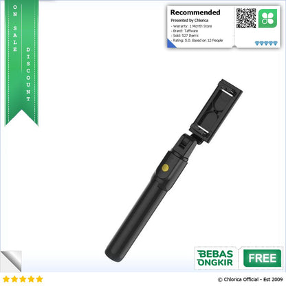 Taffware Tripod HP Tongsis Monopod Portable with Bluetooth Remote K07