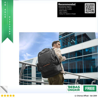 EVERKI ContemPRO 117 Tas Ransel Laptop Backpack 18.4 Inch EKP117B