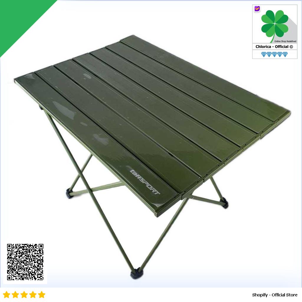 TaffSPORT Meja Lipat Piknik Foldable Portable Aluminium Table 8825