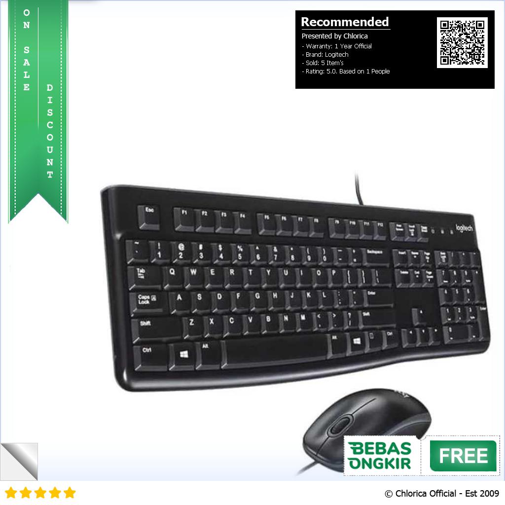 Logitech Desktop Combo Keyboard dan Mouse MK120