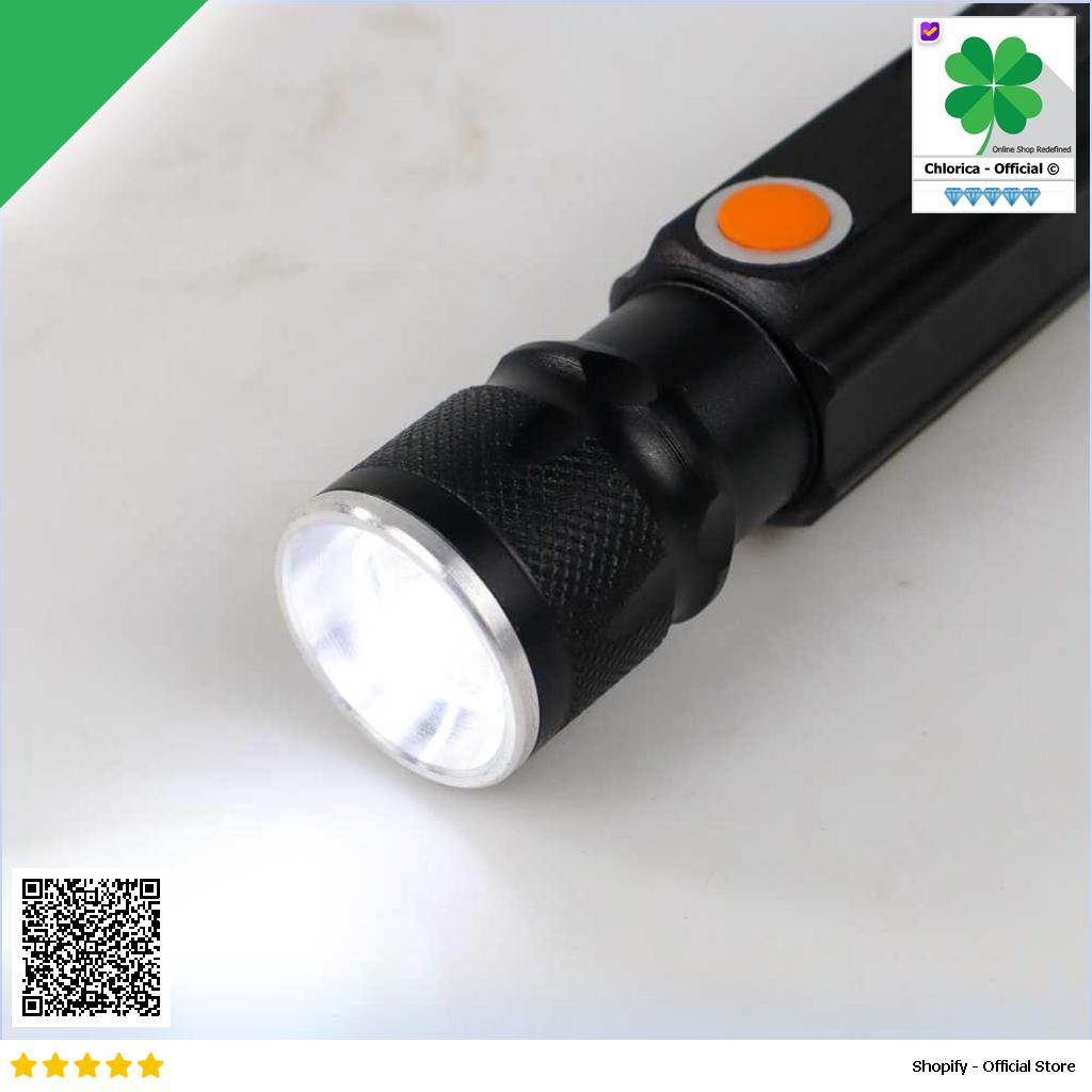 TaffLED Senter LED Lentera USB T6 dan COB 2300 Lumens WY8106