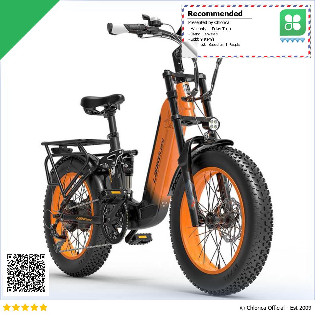 Lankeleisi Kommoda Sepeda Listrik Fat Bike Tire 20x4 Inch 48V 14Ah PANDA