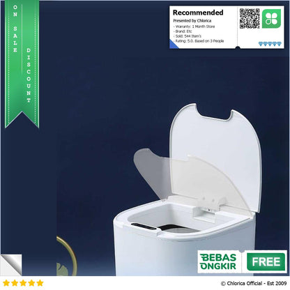 KIMD Tempat Sampah Smart Trash Can Motion Sensor Dustbin 16L K 599