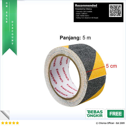 TaffPACK Lakban Tape Safety Grip Anti Slip Strong Traction