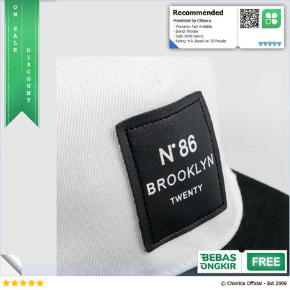 Rhodey Topi Snapback Hat N86 Brooklyn Twenty RS20