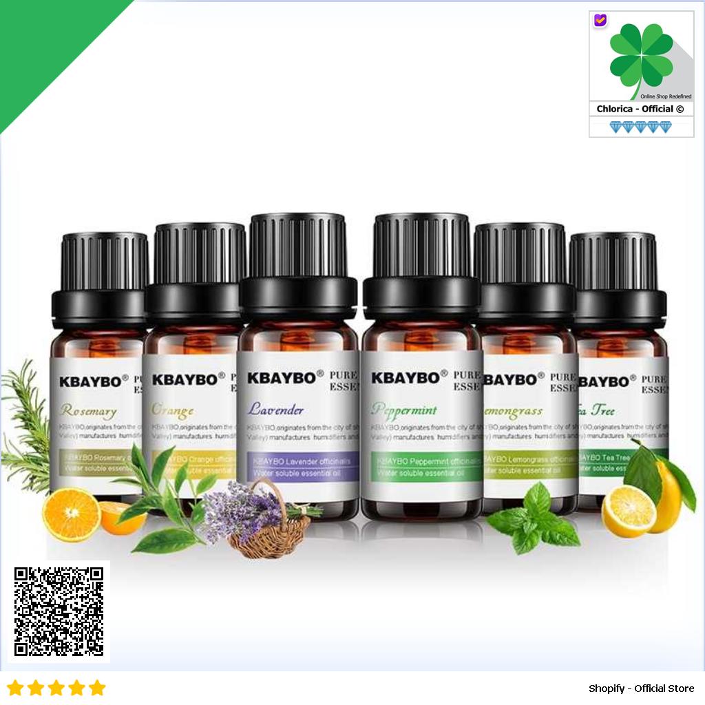 KBAYBO Pure Essential Oils Minyak Aromatherapy 10ml 6PCS K E2