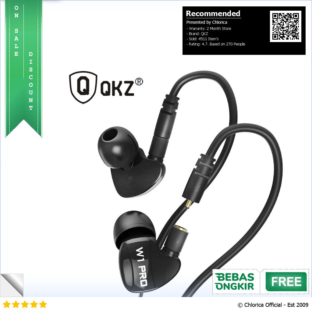 QKZ Earphone Olahraga Dengan Mic QKZ W1 PRO